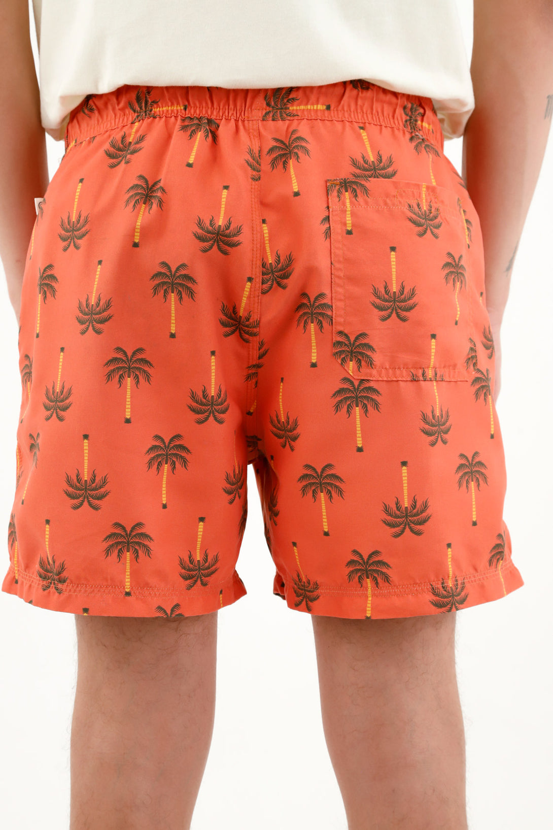 Men's Orange Swim Shorts