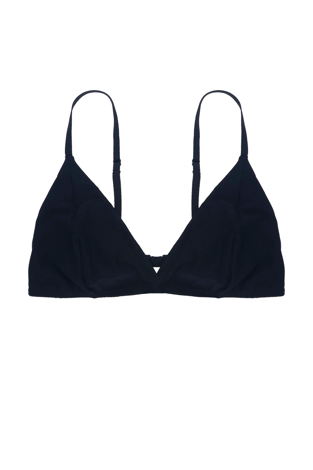 Women's black bralette top