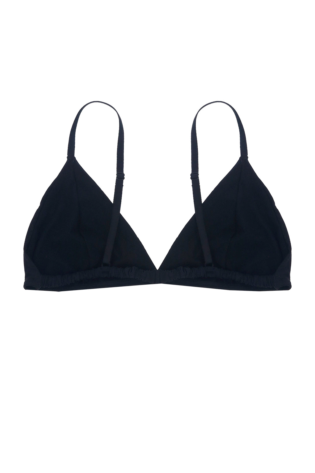 Women's black bralette top