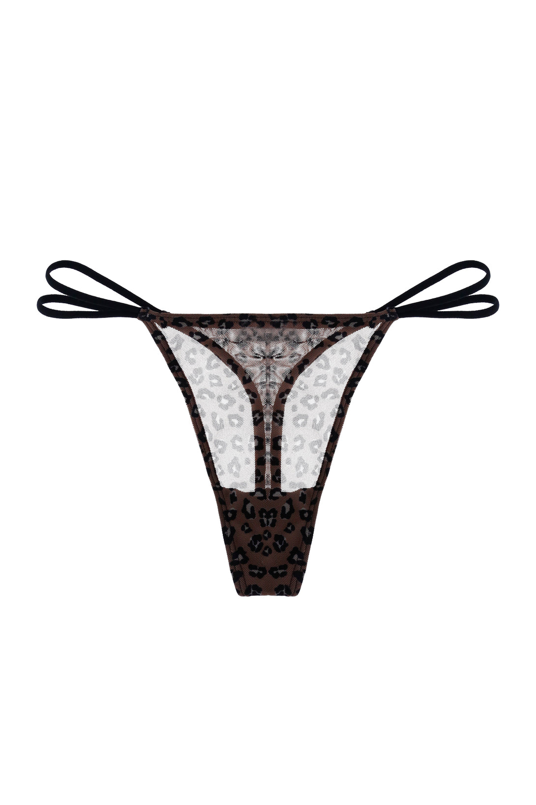 Women's Animal Print Thong Panty