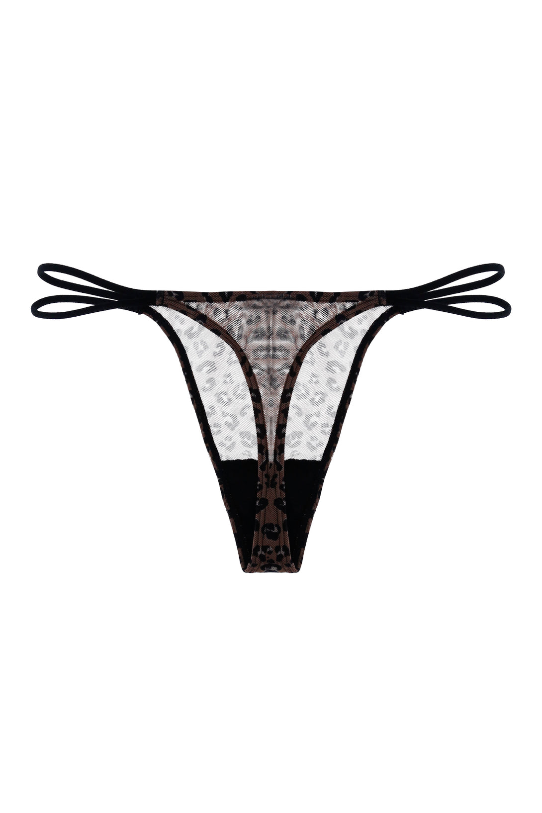 Panty tipo tanga animal print para mujer