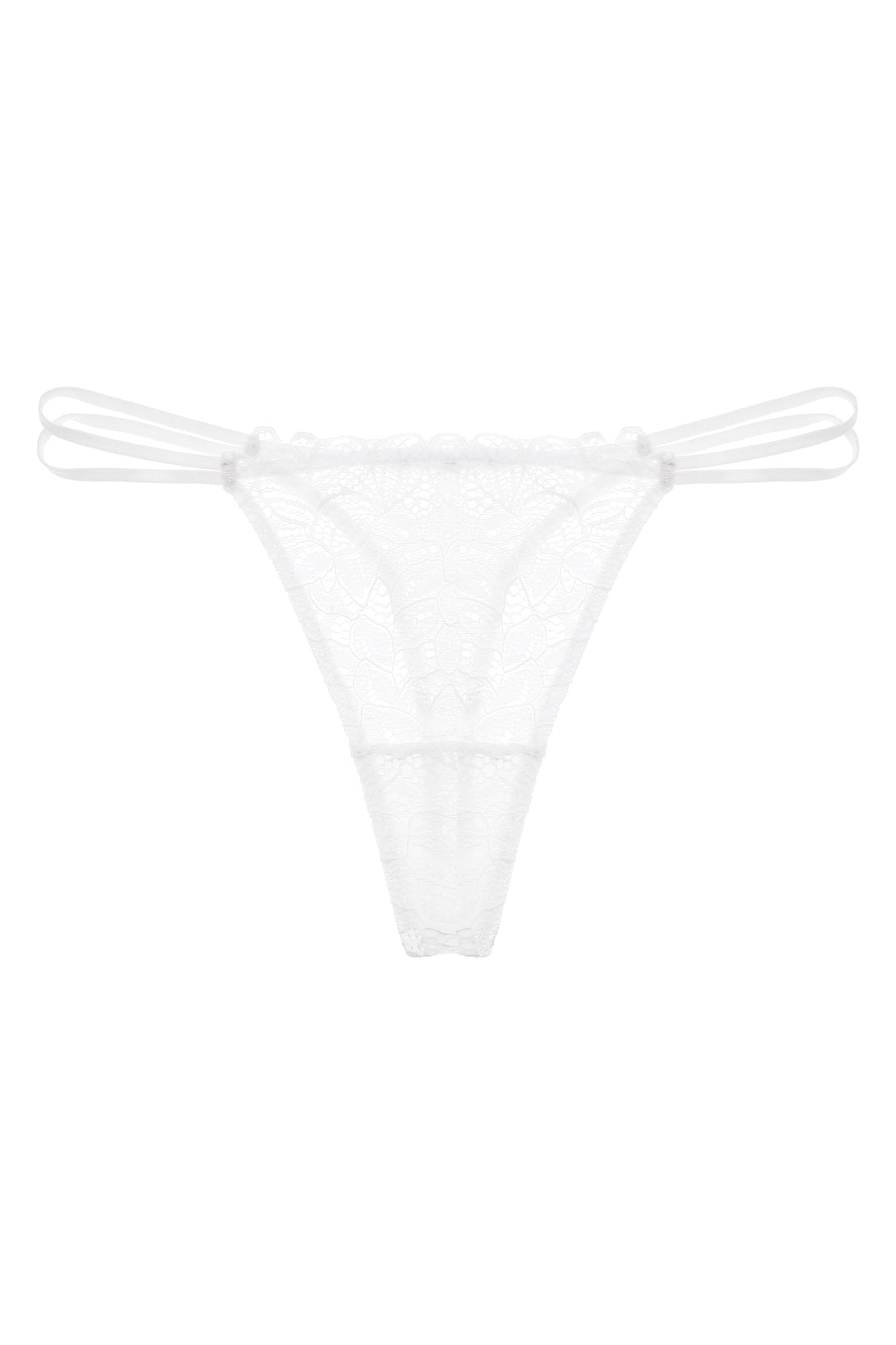 Women's Ecru Thong Panty