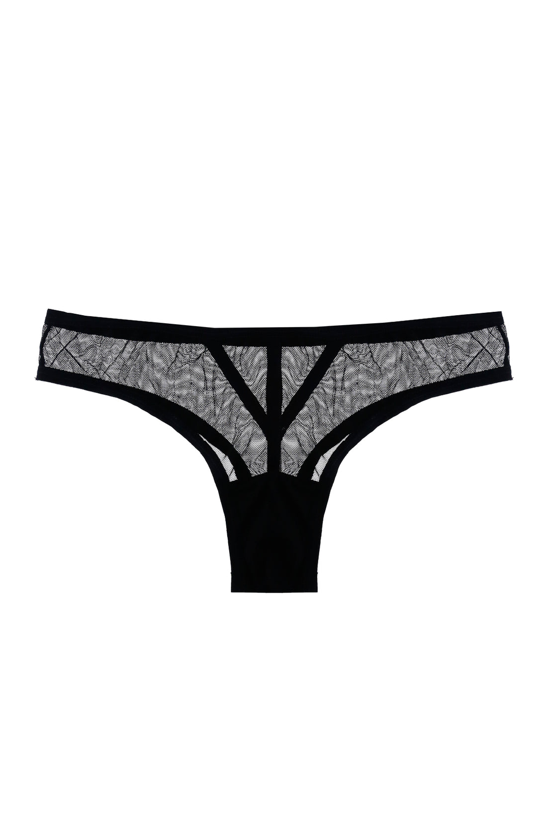 Women's Black Thong Panty