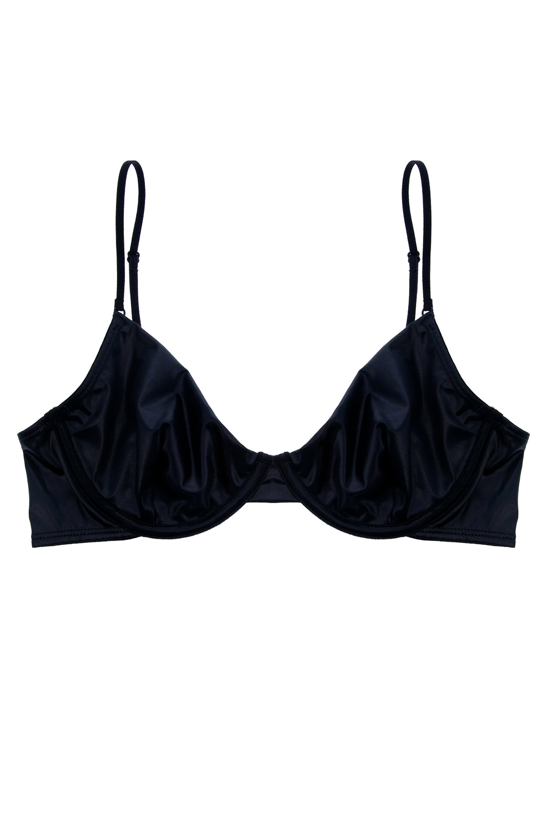 Women's Underwire Black Top