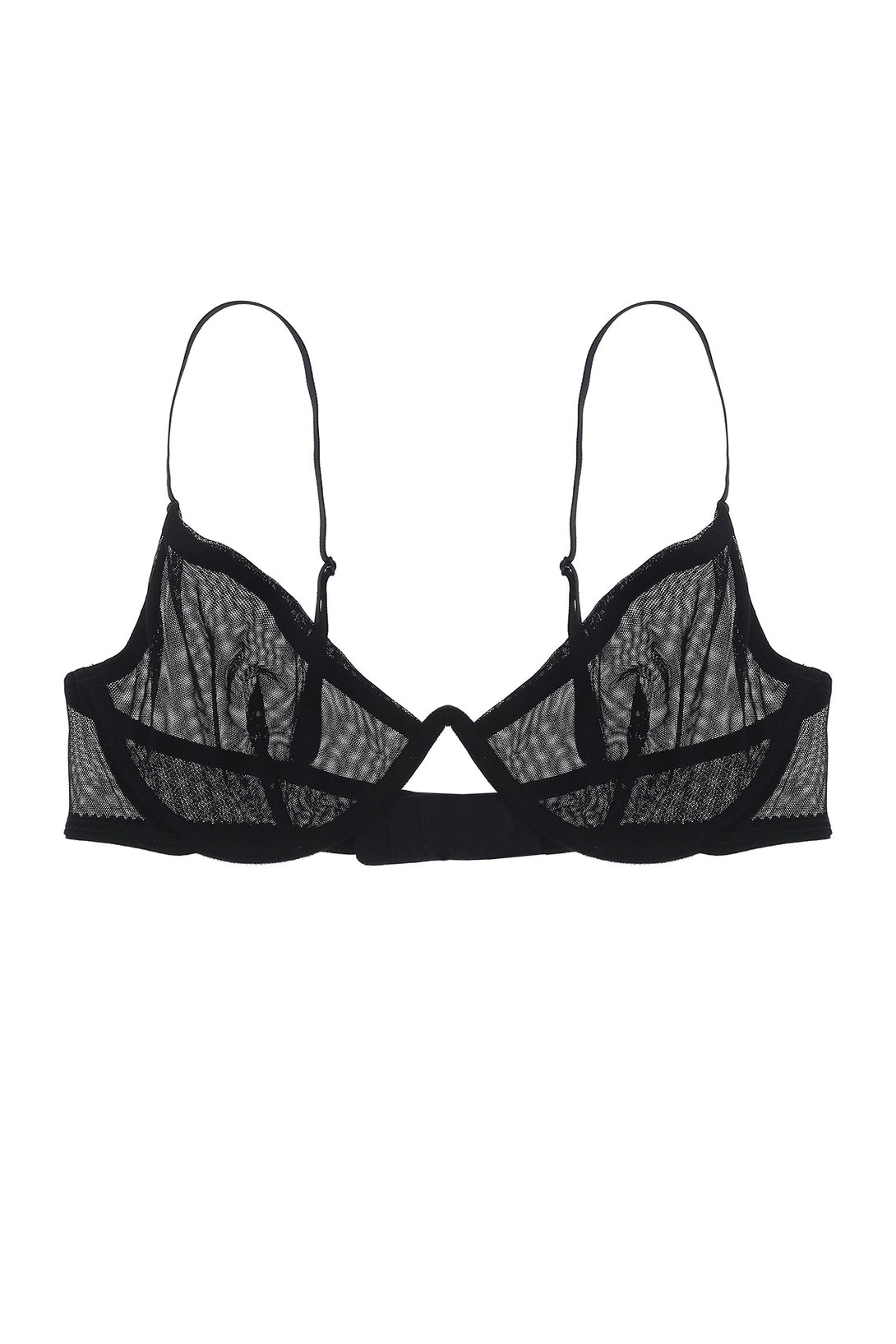 Women's Underwire Black Top