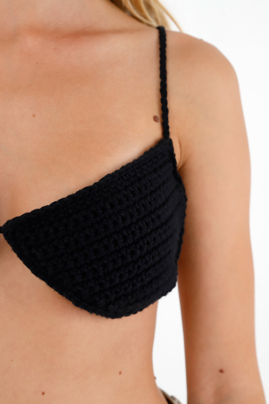 Women's Black Knit Top