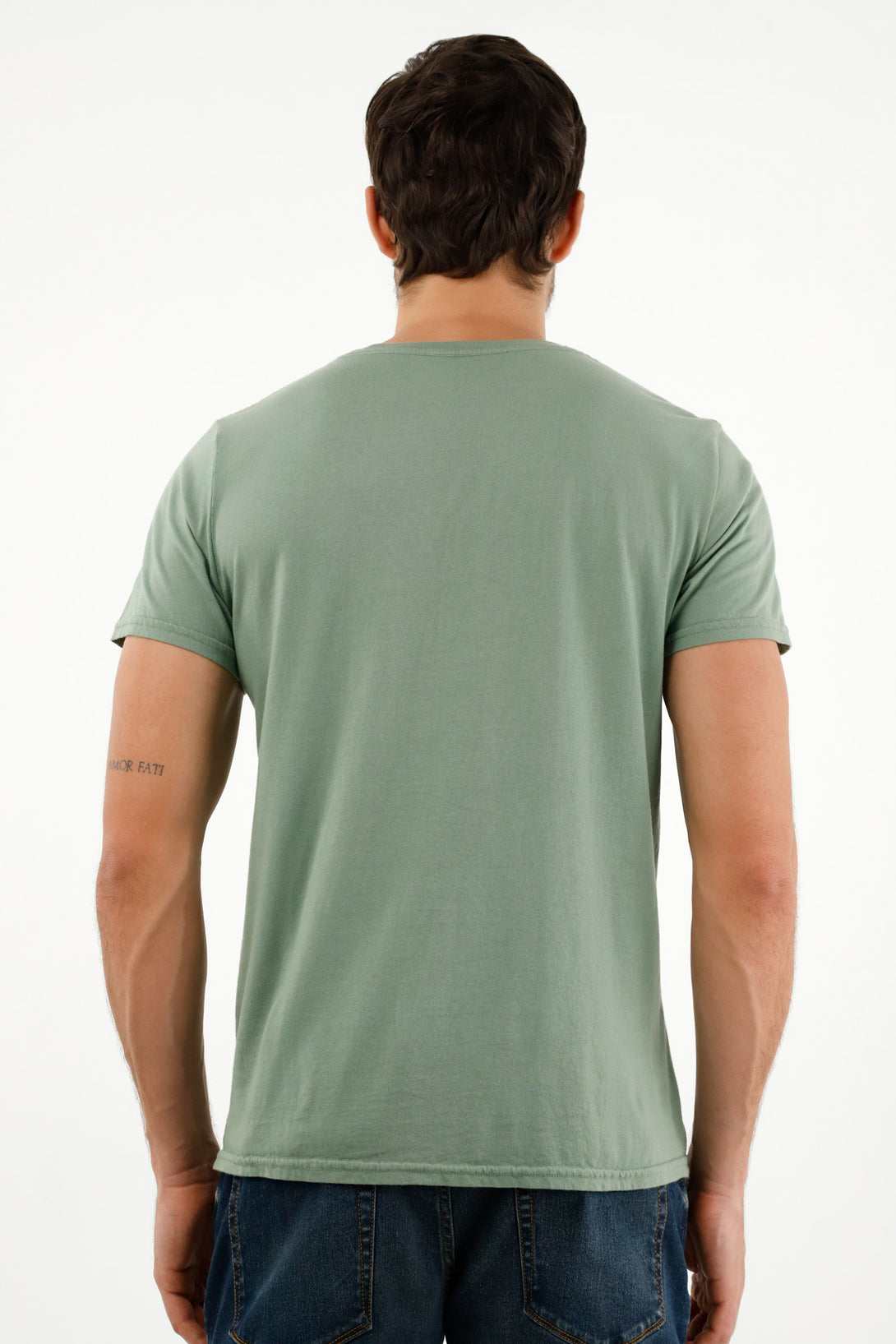 Men's Short Sleeve Green Tee