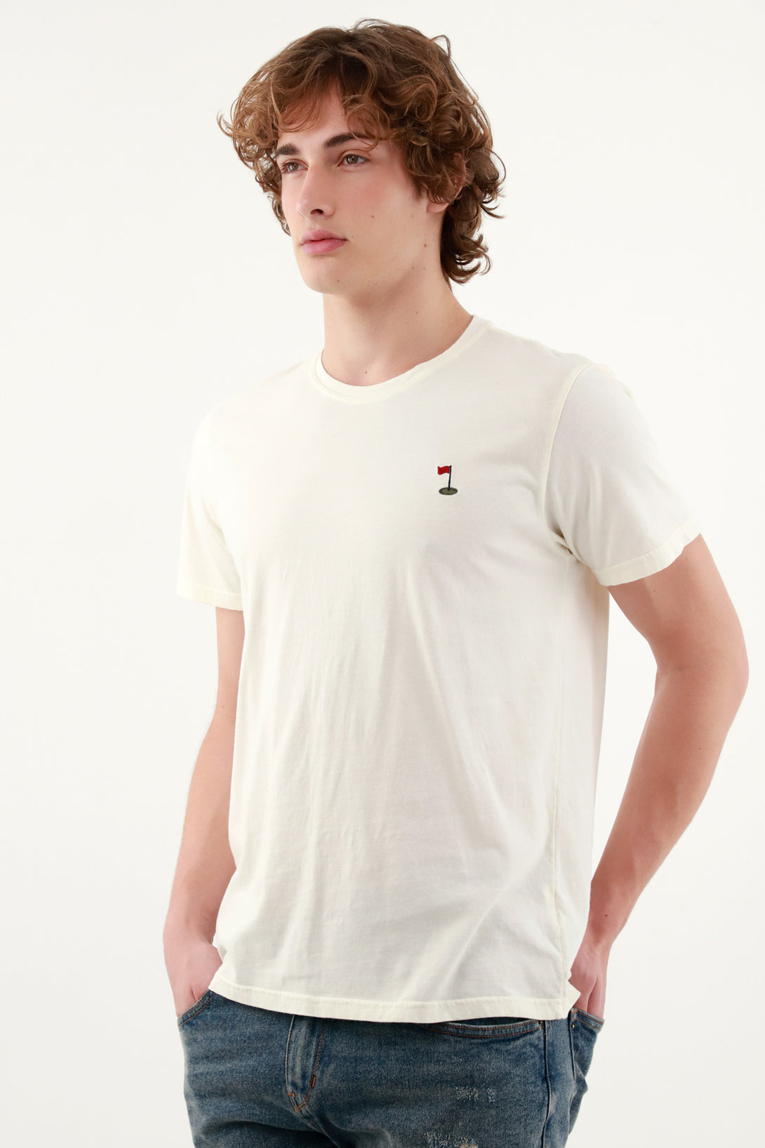 Men's Basic Beige Tee