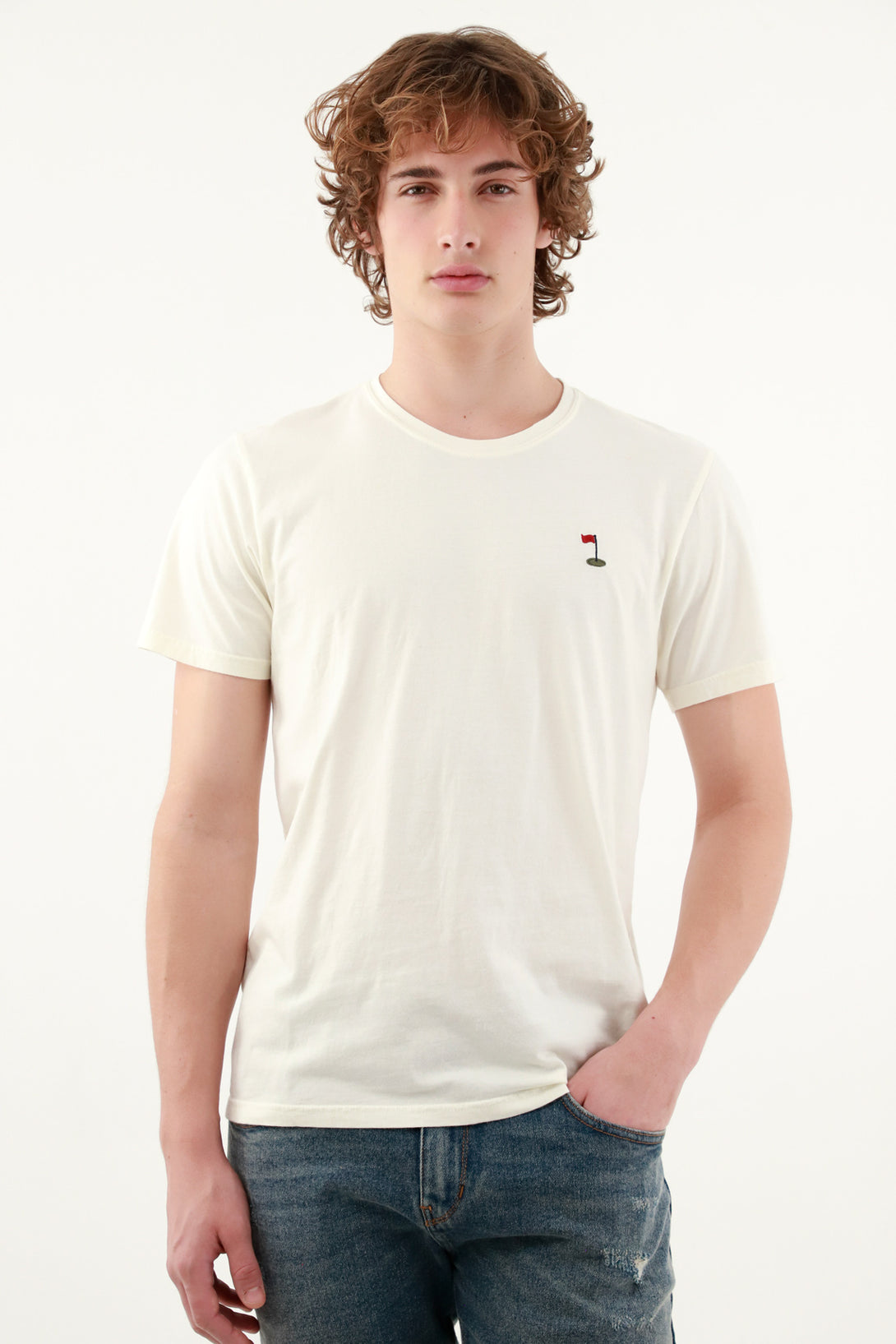 Men's Basic Beige Tee