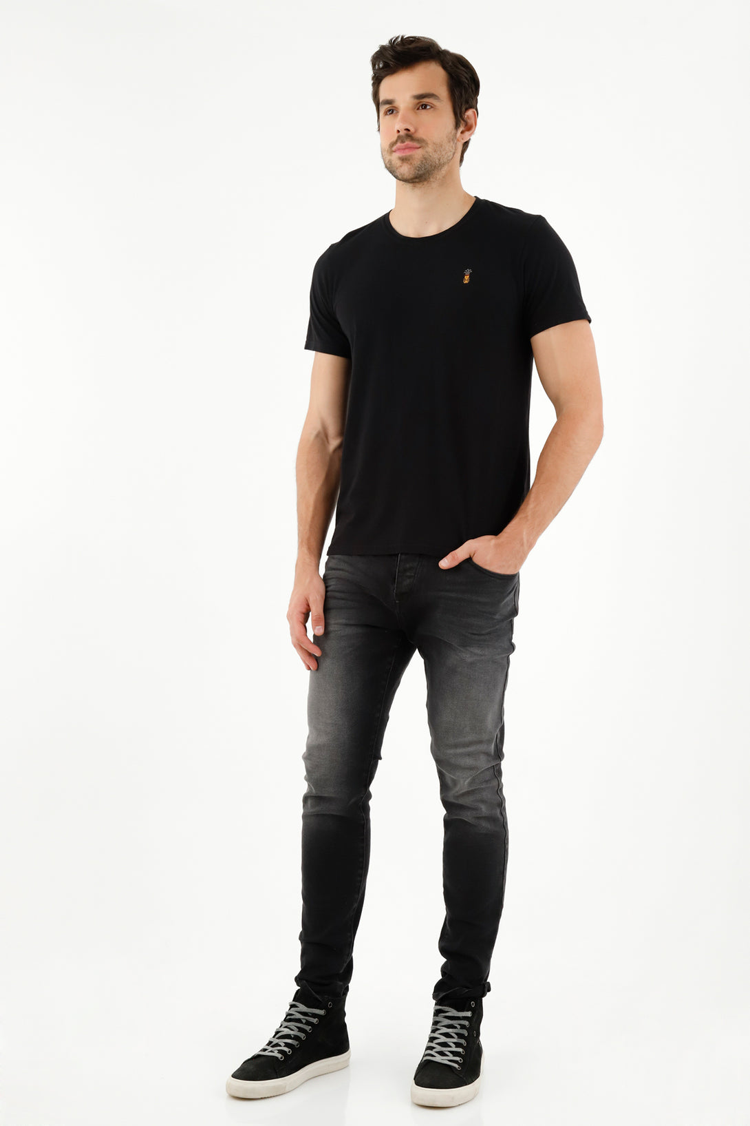 Men's Basic Black Tee