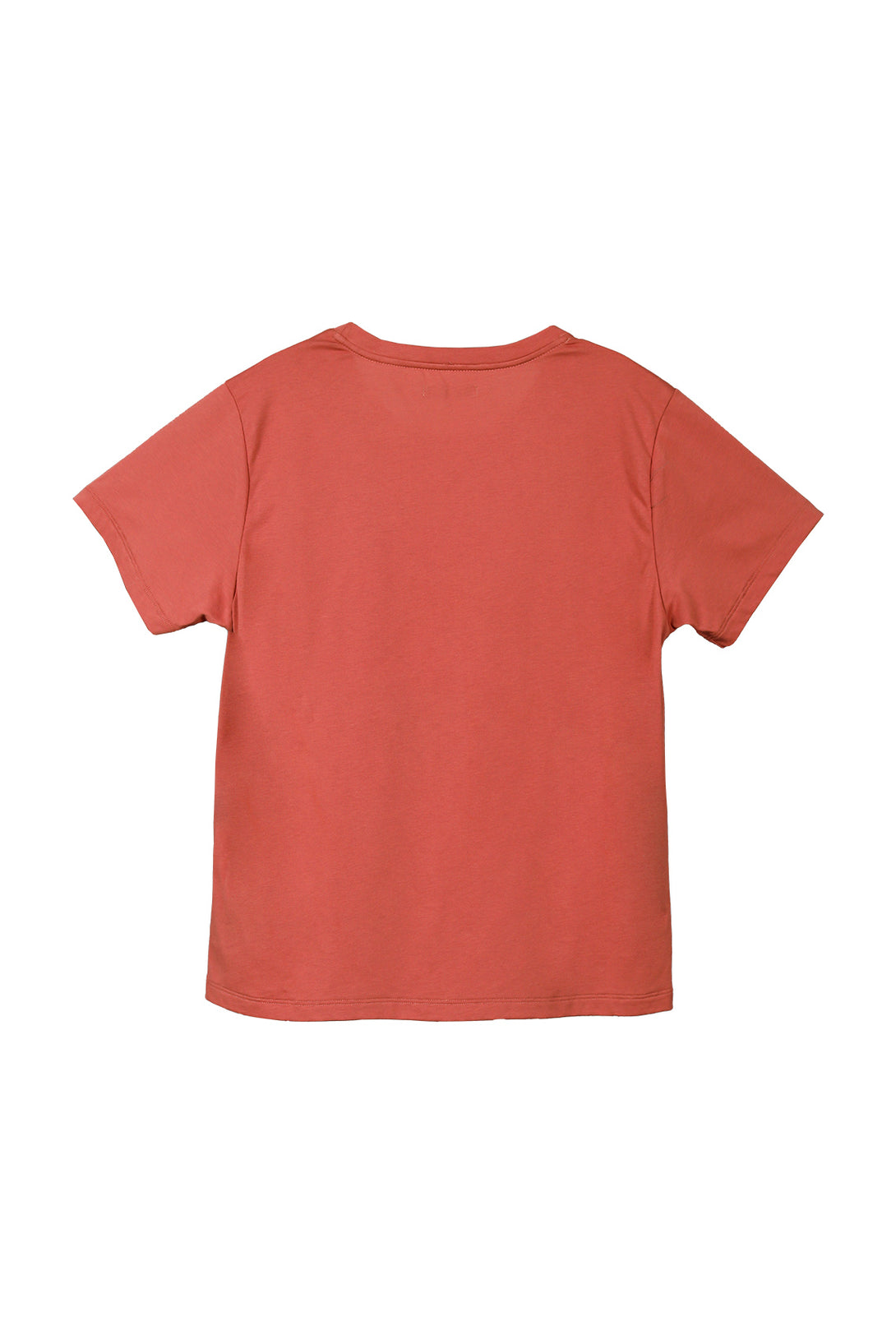 Women's Orange Front-Printed T-Shirt