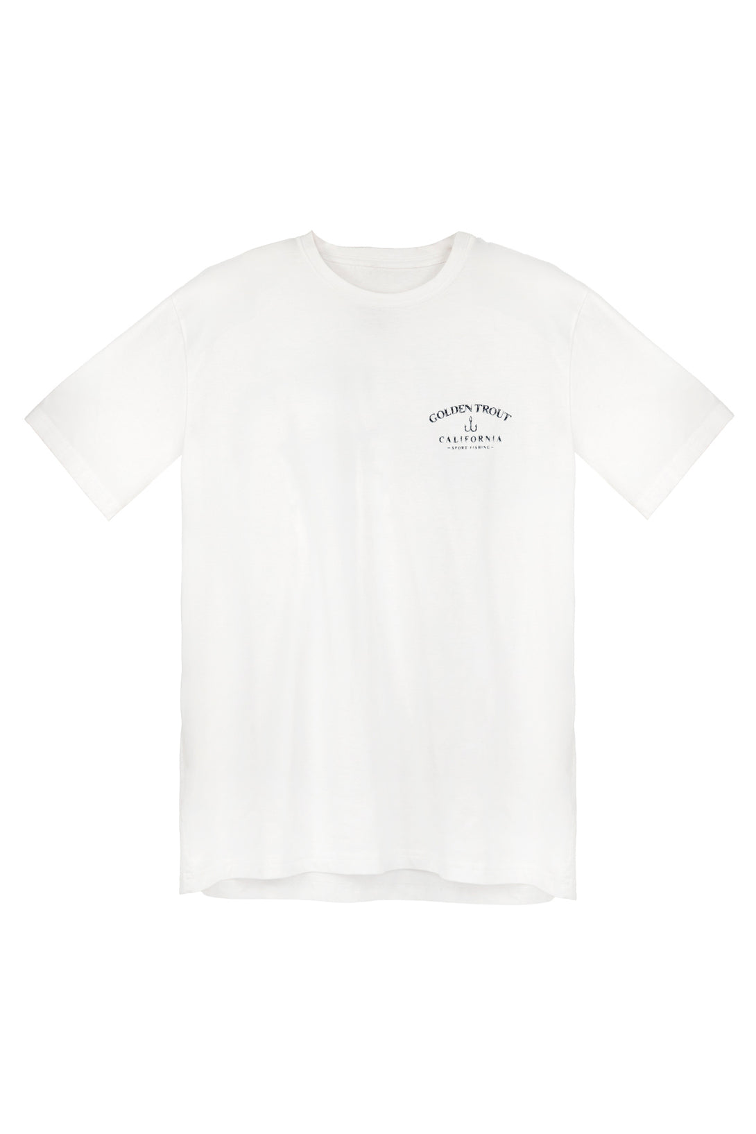 Men's White T-Shirt with Back Print