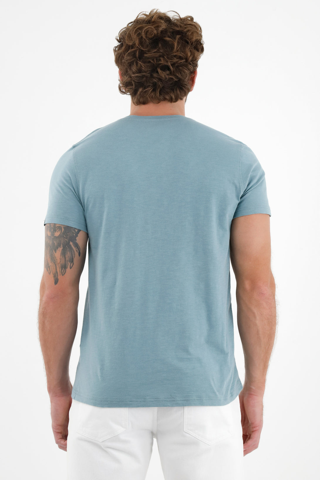 Men's Gray Short Sleeve T-Shirt