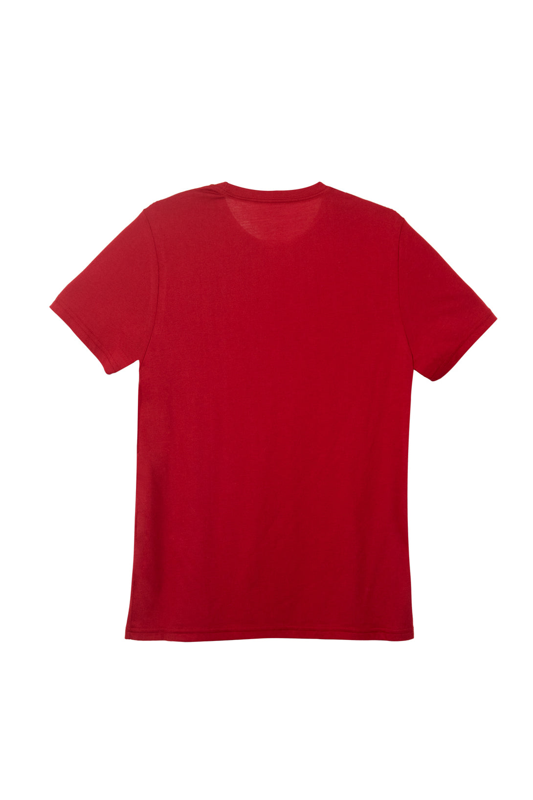 Camiseta roja estampada para hombre