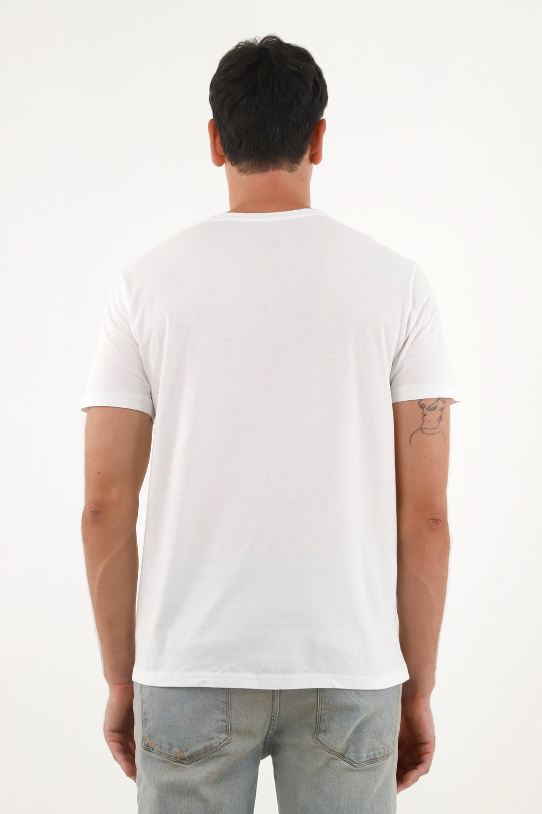 Camiseta básica blanca para hombre