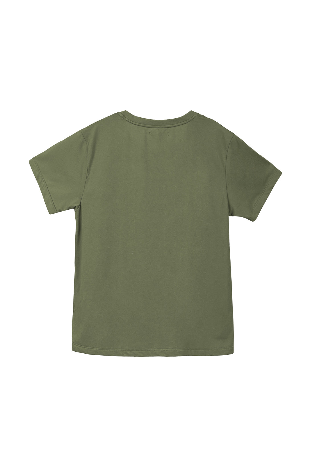 Camiseta manga corta verde para mujer