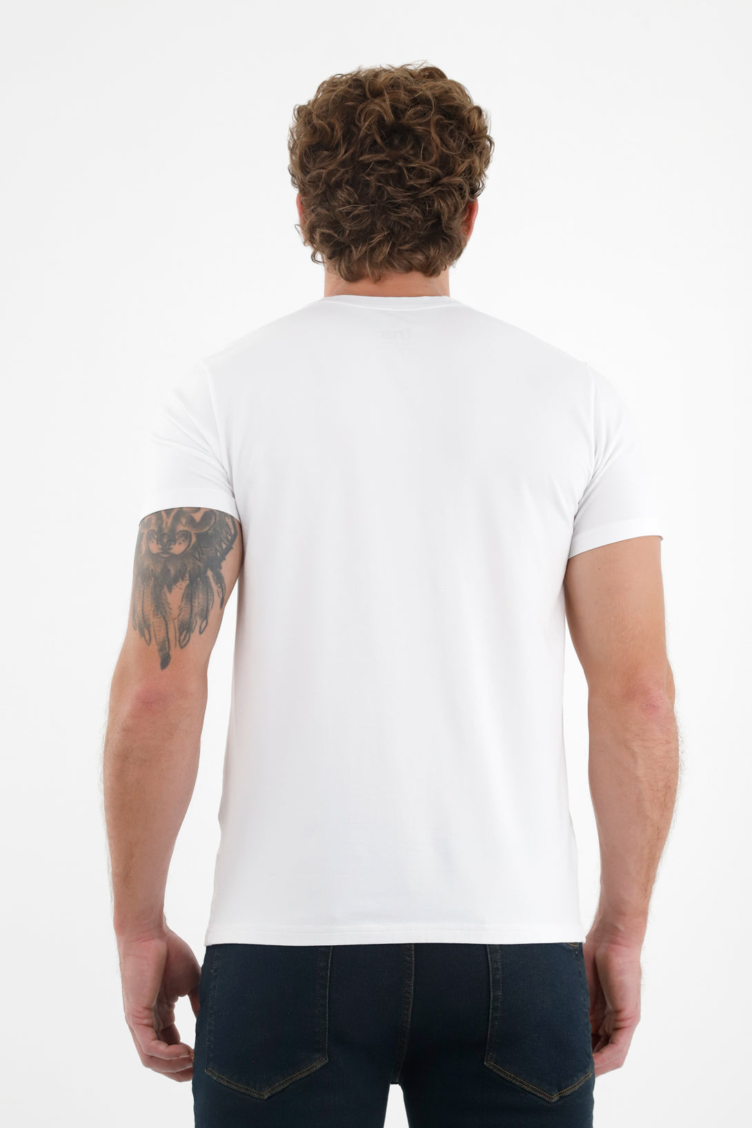 Men's White Tennis Racket T-Shirt