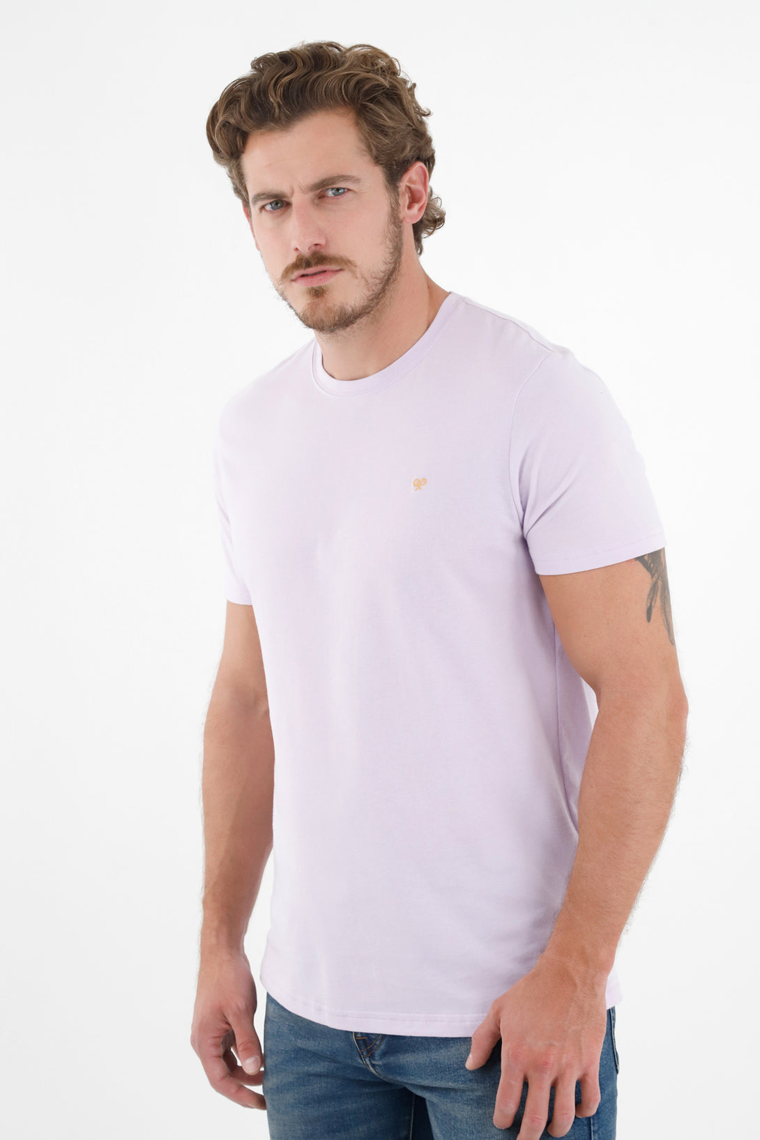 Men's Purple Short Sleeve T-Shirt