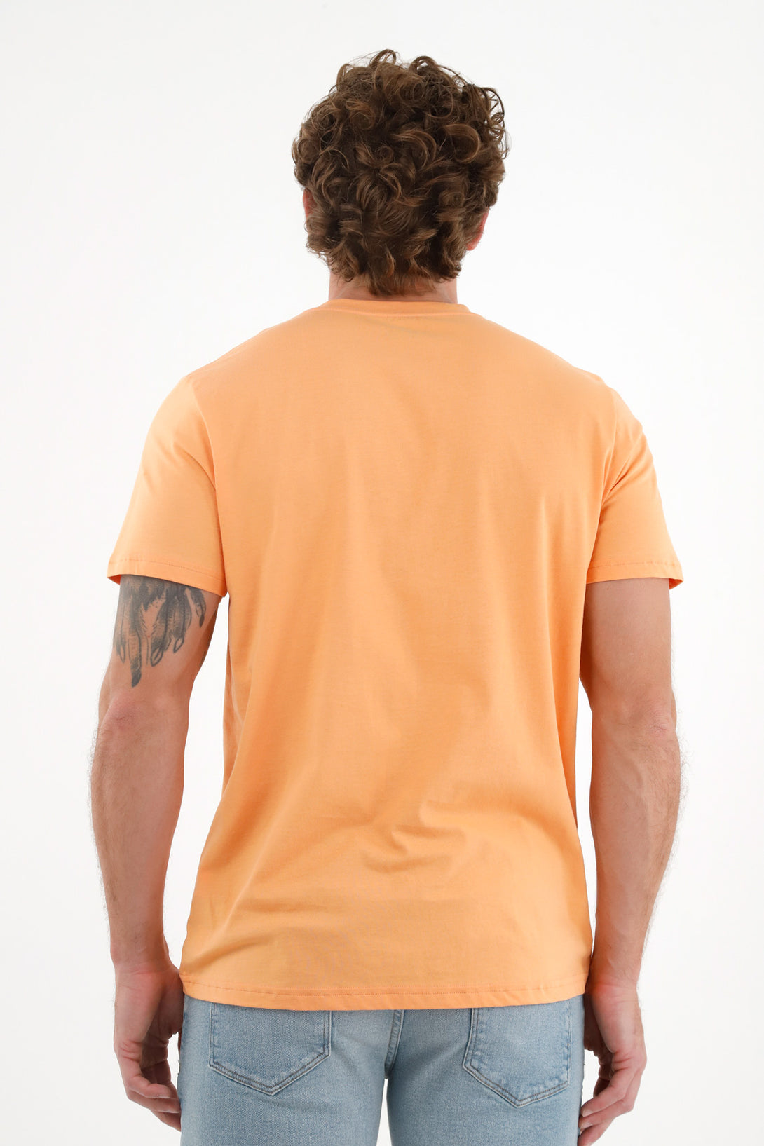 Men's Orange Short Sleeve T-Shirt