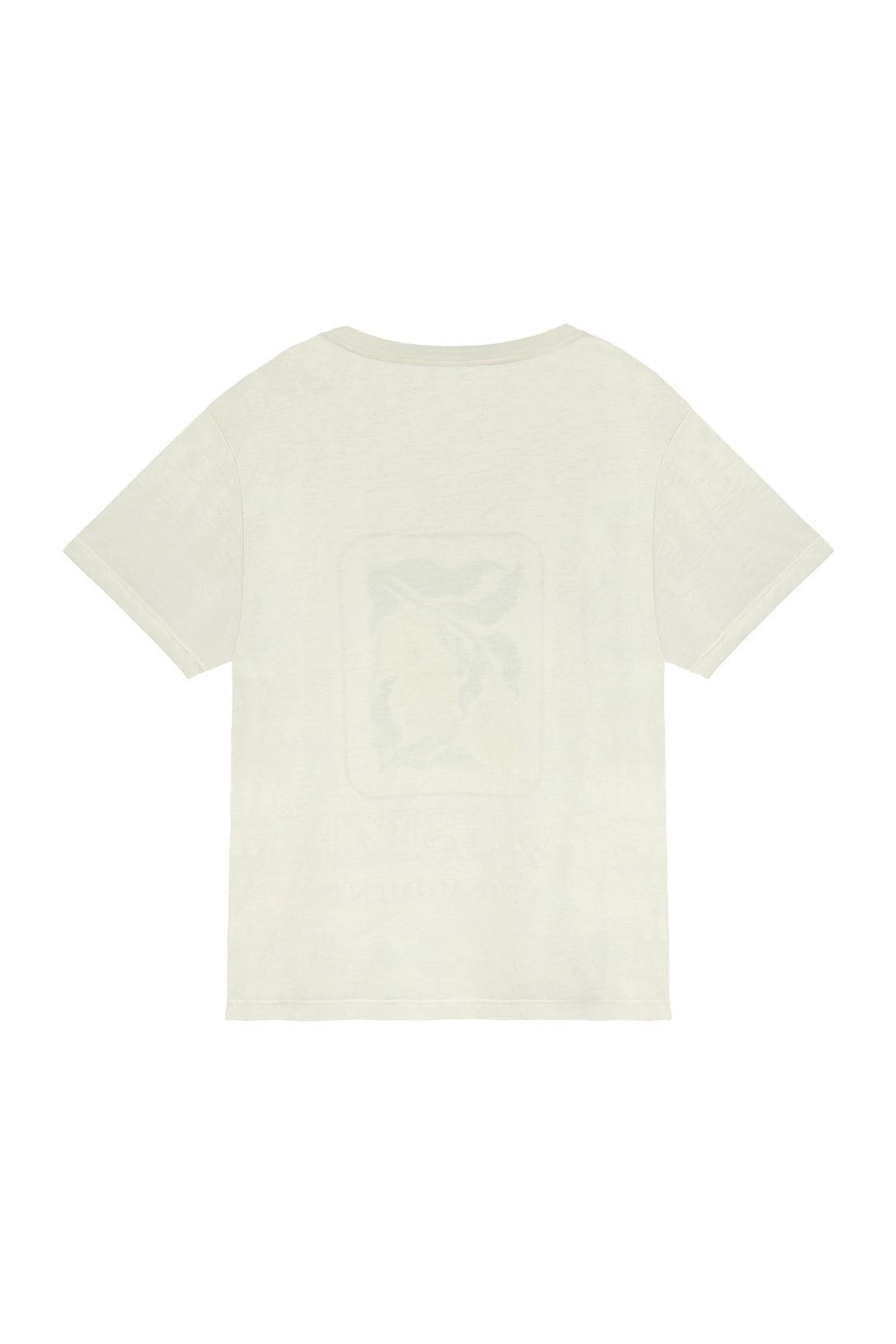 Women's Ecru Front-Printed T-Shirt