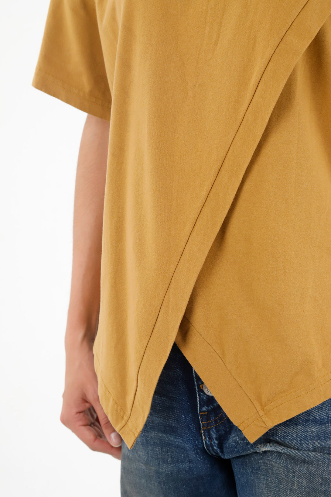 Camiseta oversize amarilla para mujer