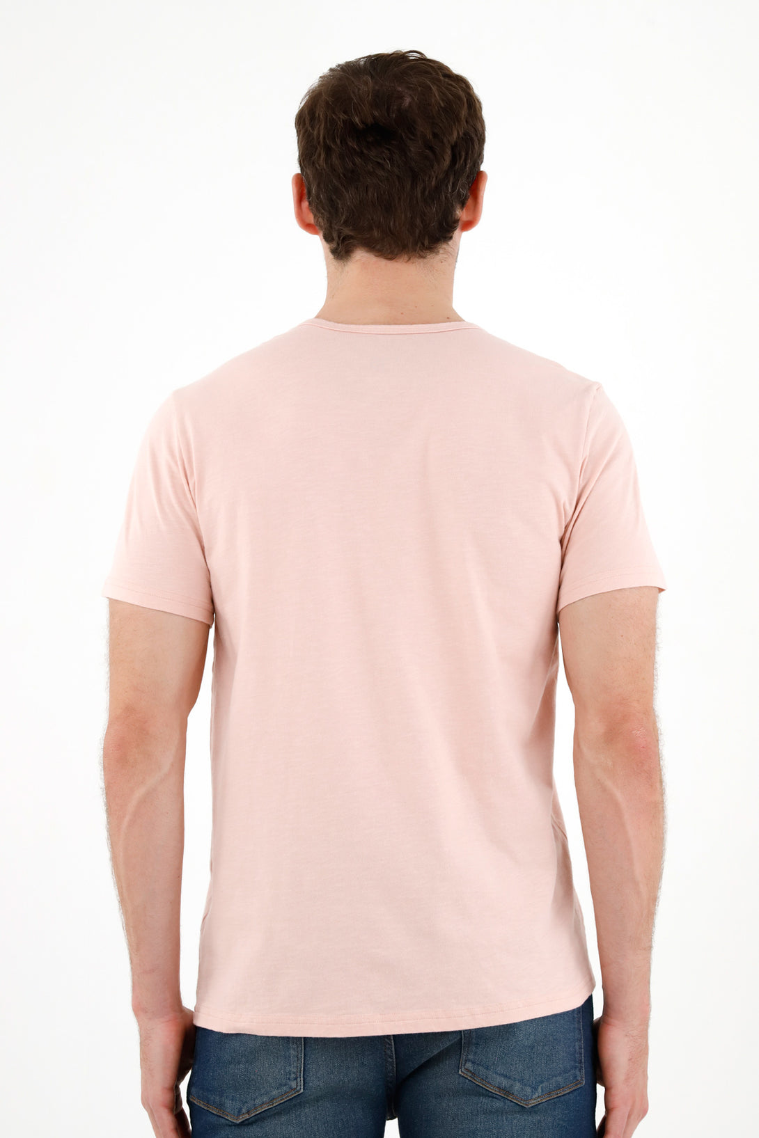 Men's Pink Short Sleeve T-Shirt