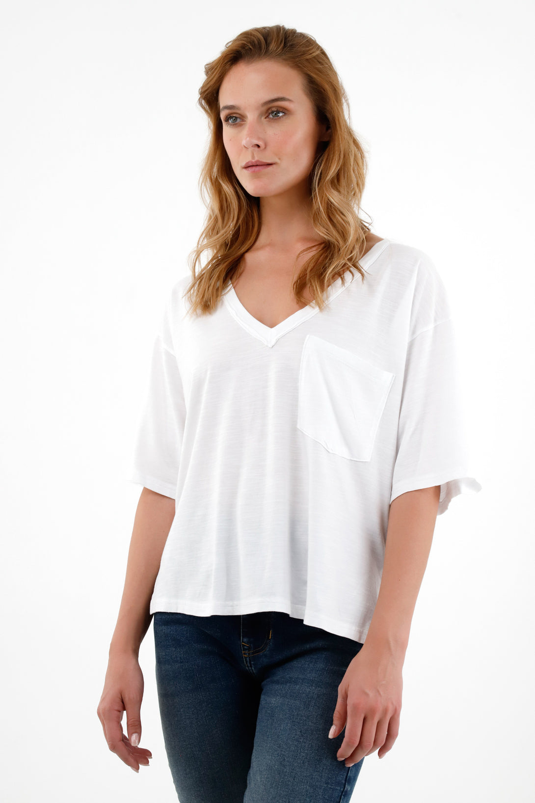 Women's V-Neck Pocket Shirt