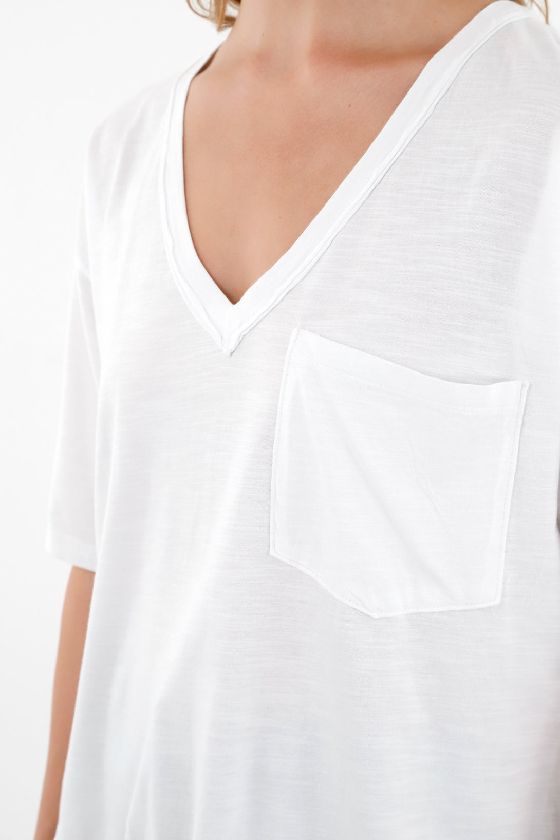 Women's V-Neck Pocket Shirt