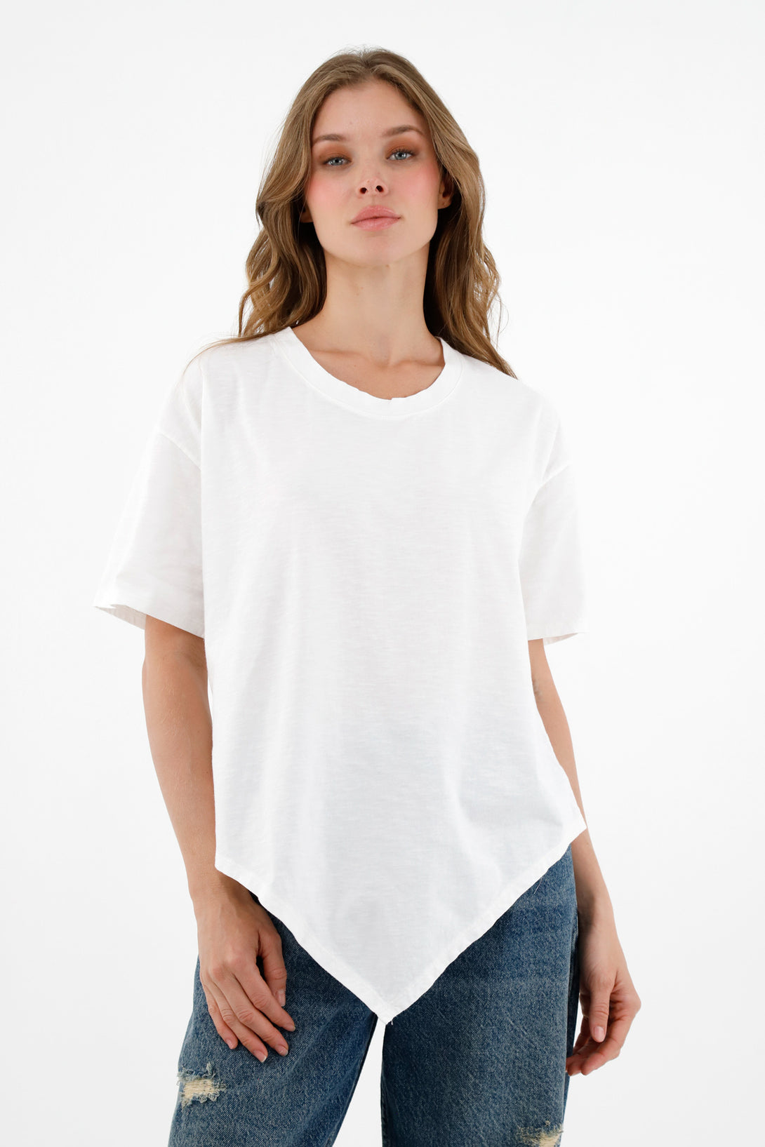 Women's Blue Oversized T-Shirt