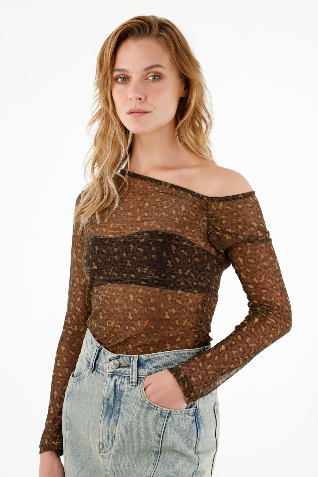 Women's Printed Sheer T-Shirt