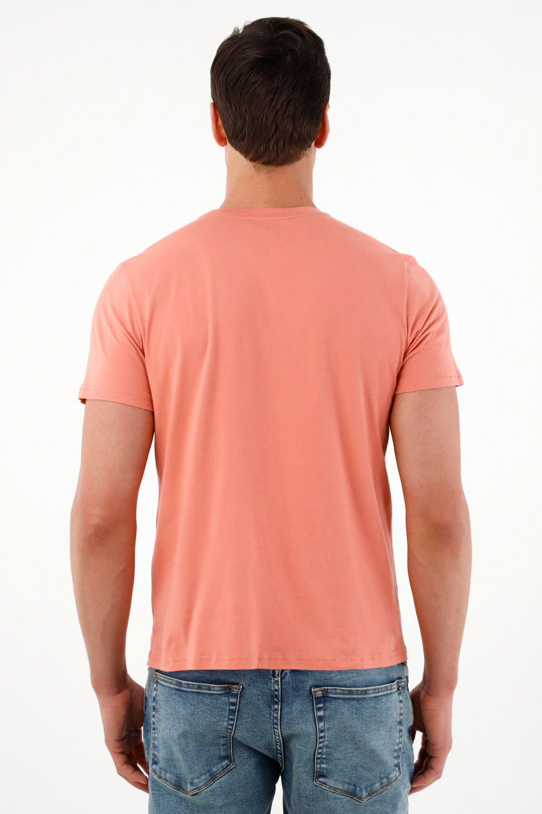 Men's Pink Short-Sleeve T-Shirt