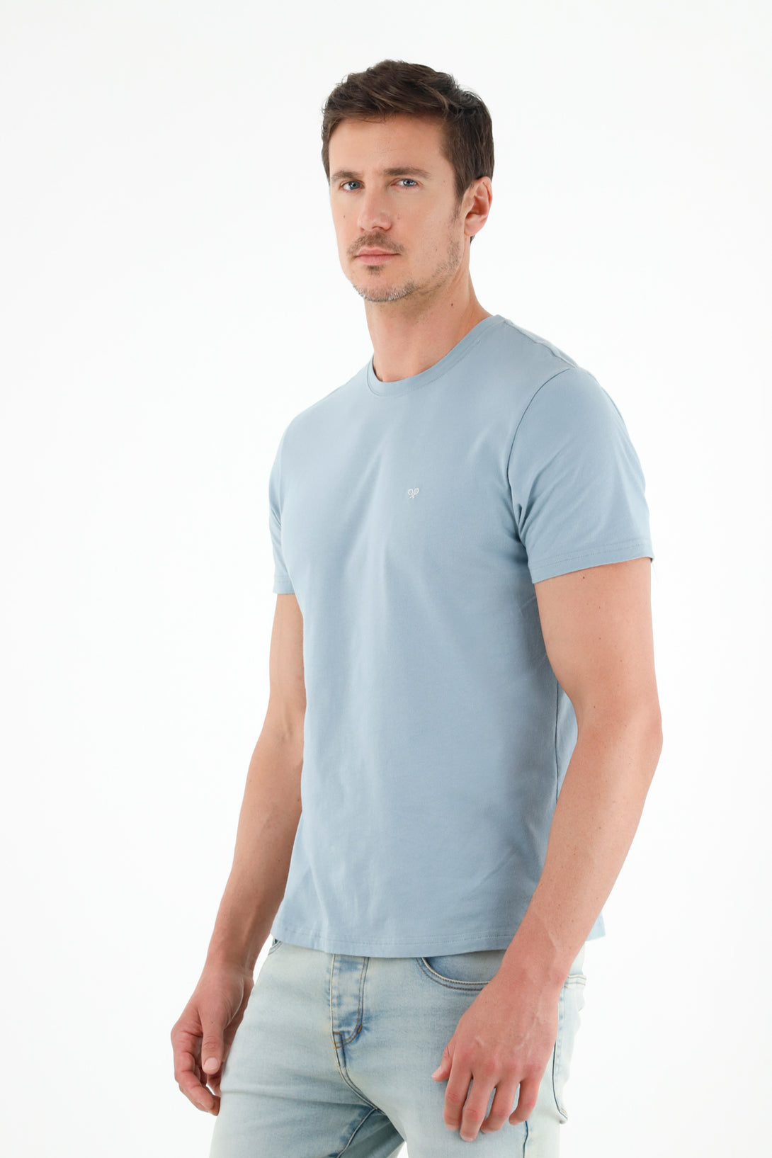 Men's Gray Short Sleeve T-Shirt