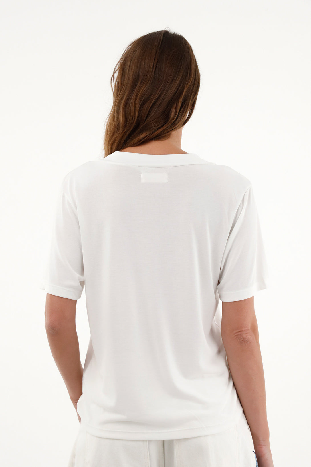 Women's Off-White Short-Sleeve T-Shirt