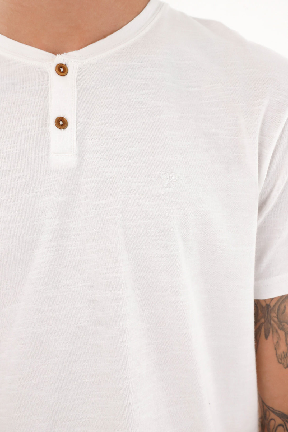 Men's White Short-Sleeve T-Shirt