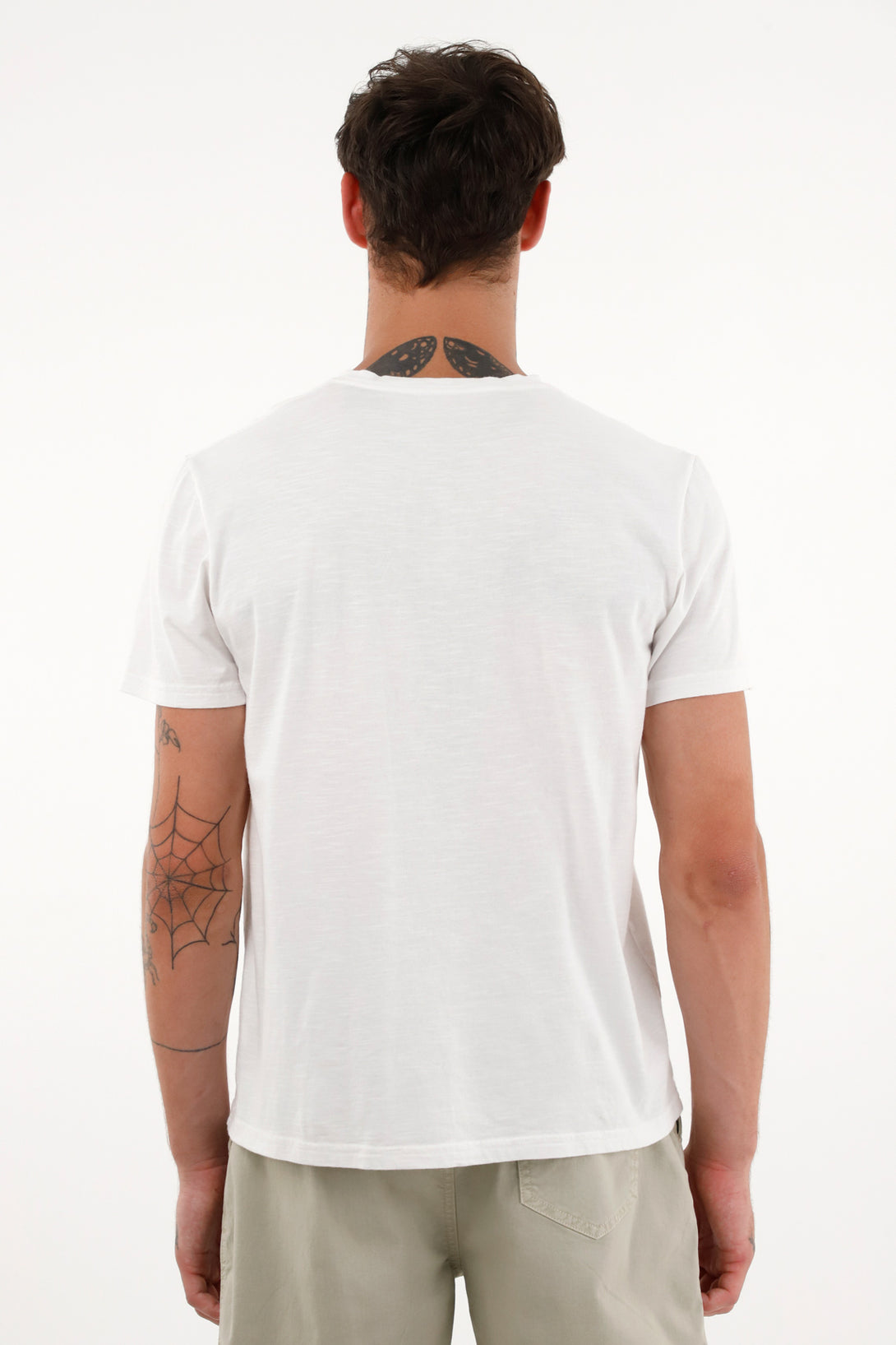 Men's White Short-Sleeve T-Shirt