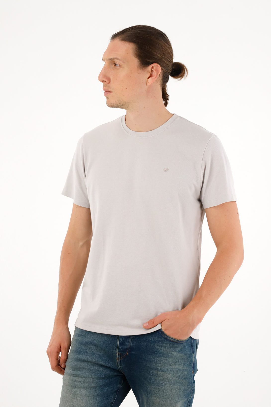 Men's Classic Gray Short Sleeve T-Shirt