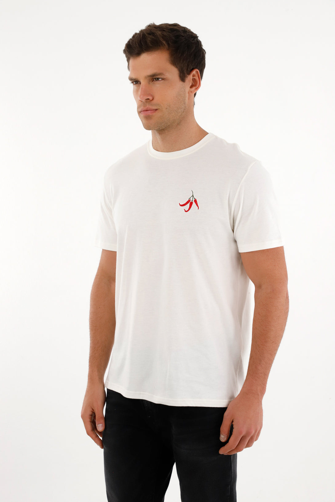 Men's Off-White Back Print T-Shirt