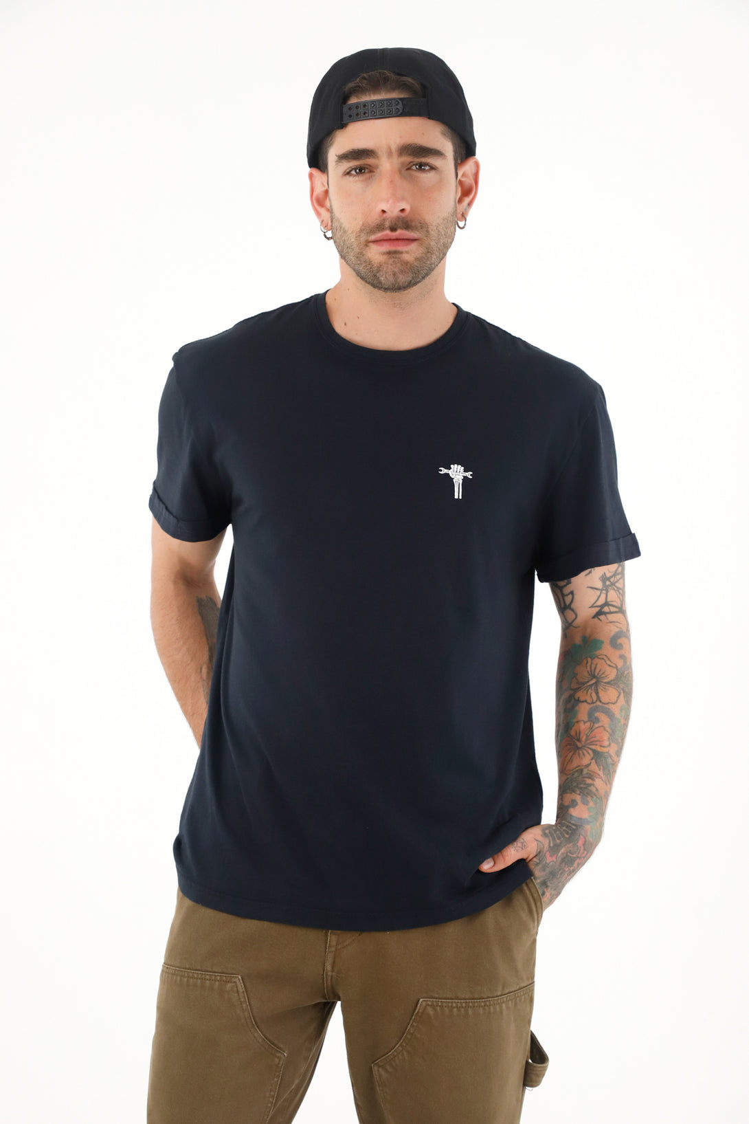 Men's 100% Cotton Black T-Shirt