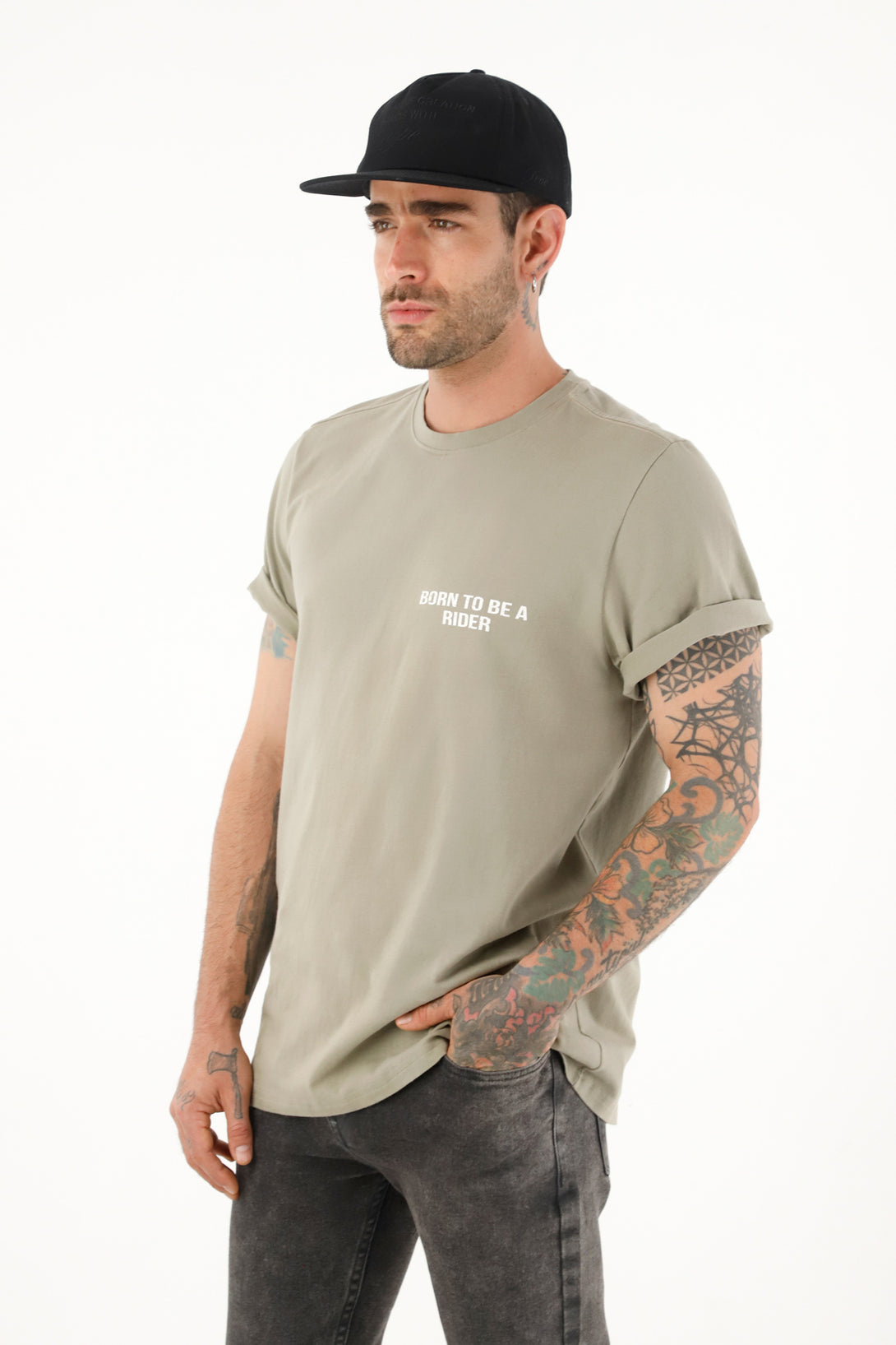 Men's Green Short Sleeve T-Shirt