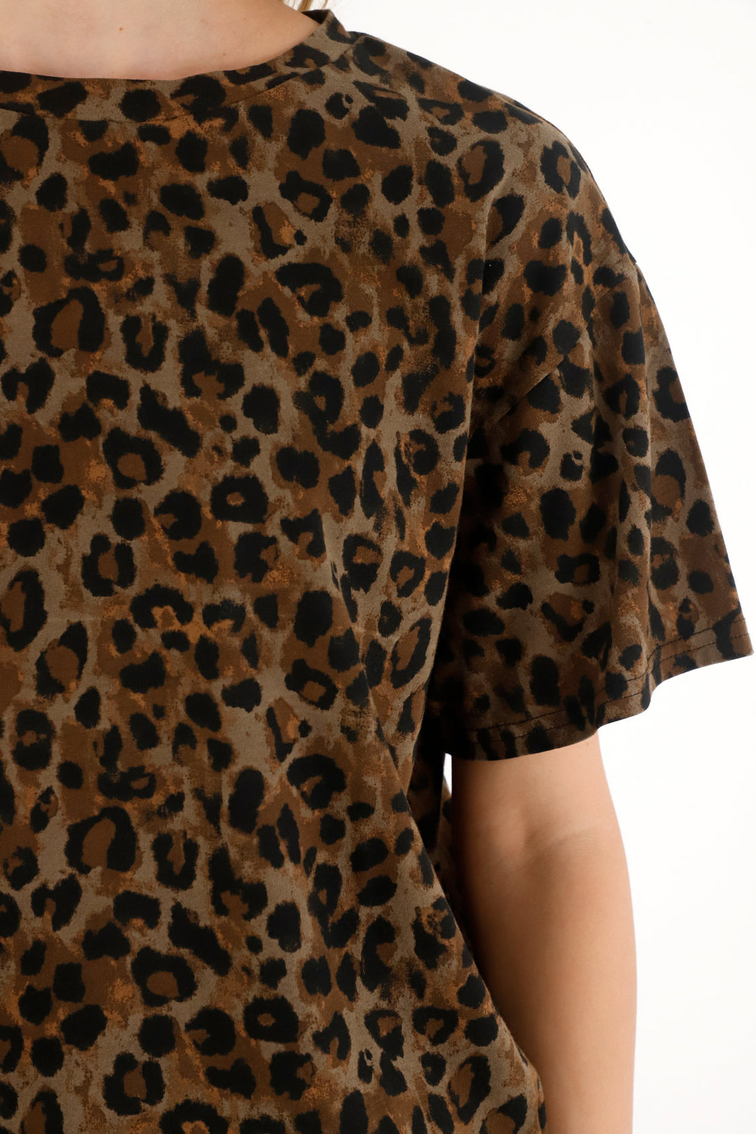 Women's Oversized Animal Print T-Shirt