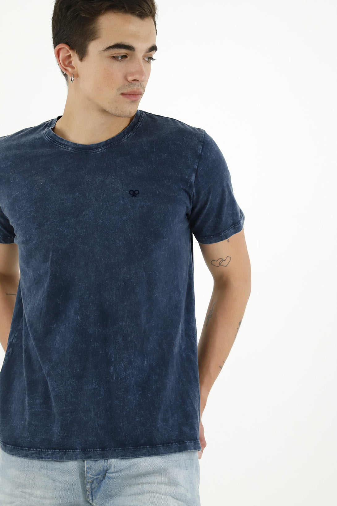 Men's Blue Short-Sleeve T-Shirt