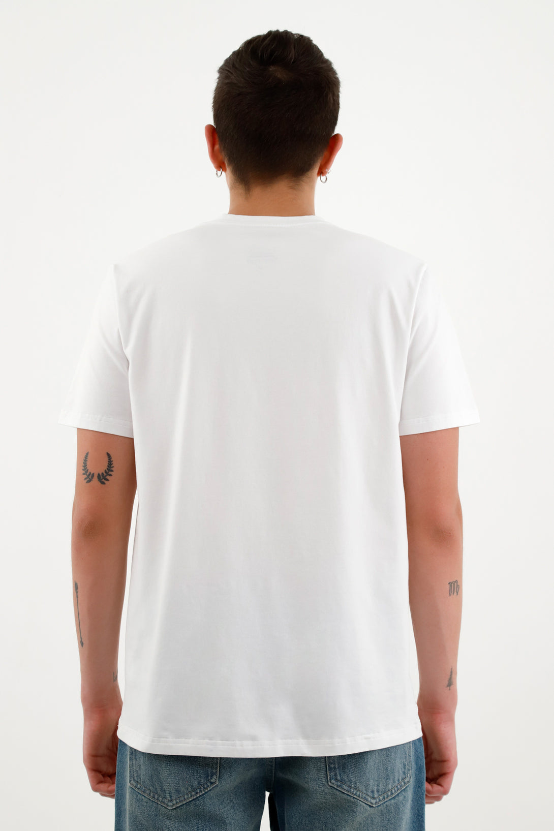 Camiseta básica blanca para hombre