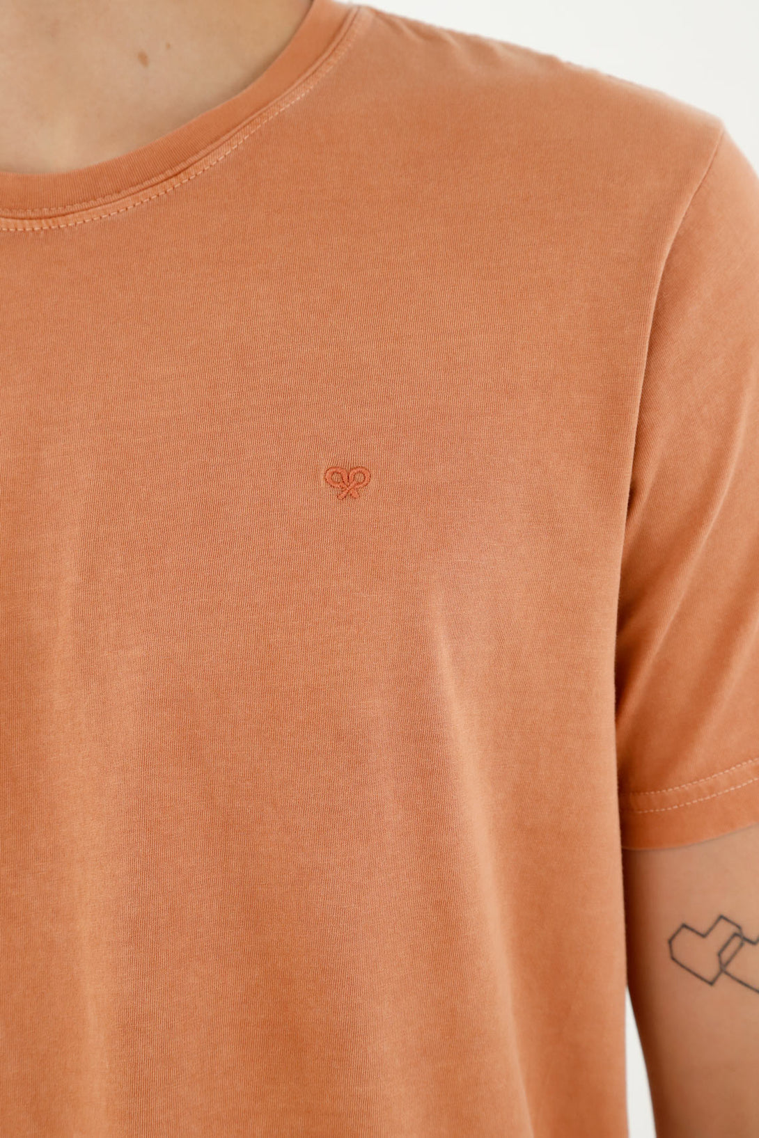 Men's Orange Overdye Tee