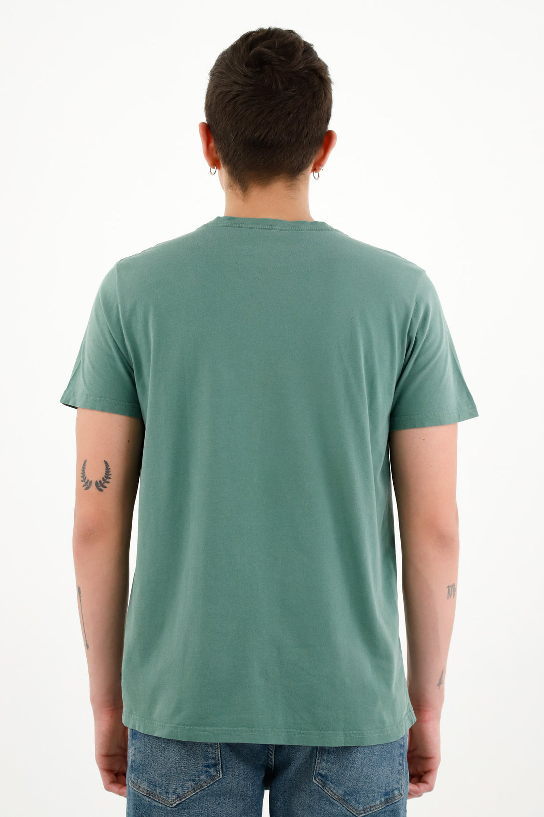 Camiseta verde para hombre