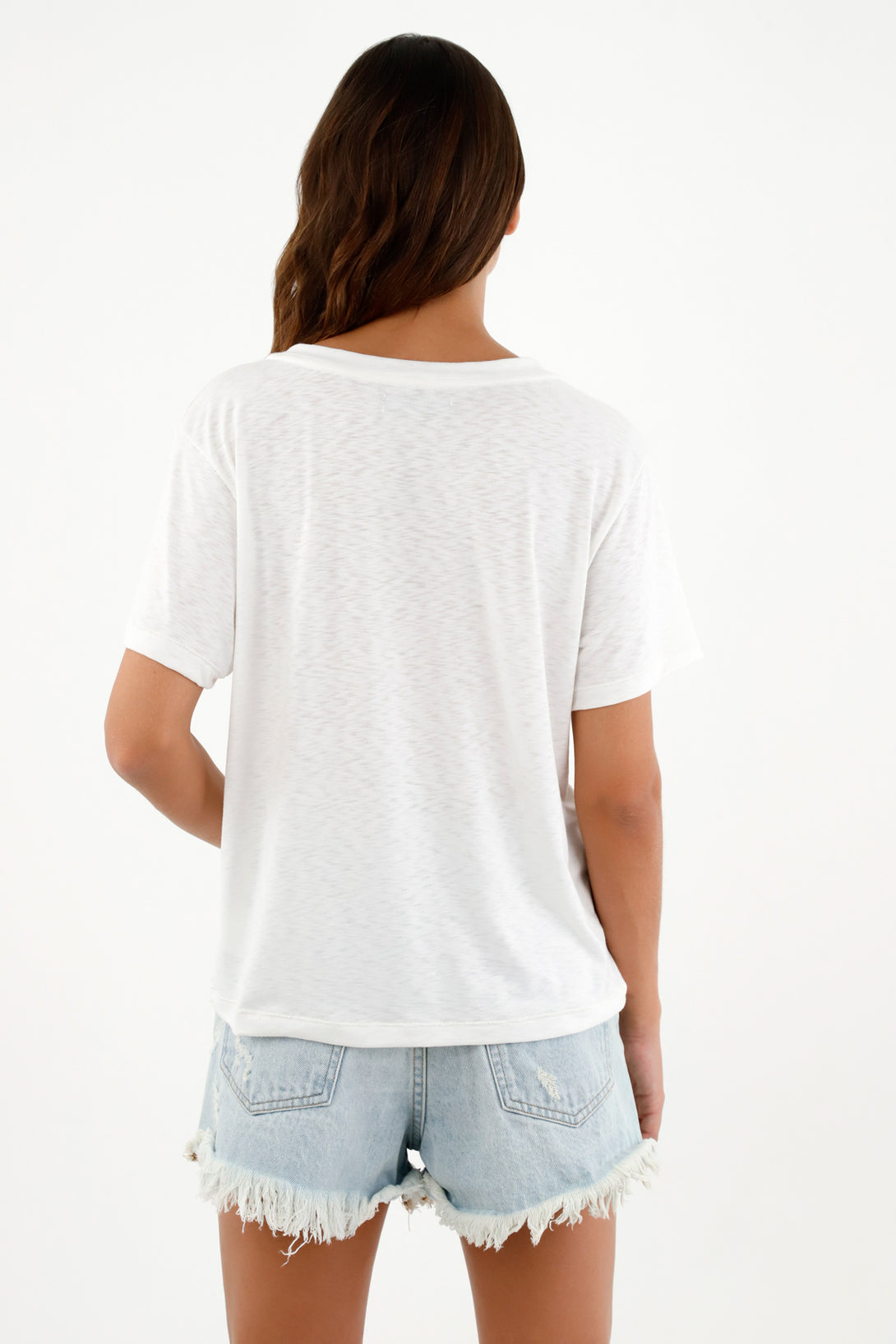 Women's Basic Ecru T-Shirt