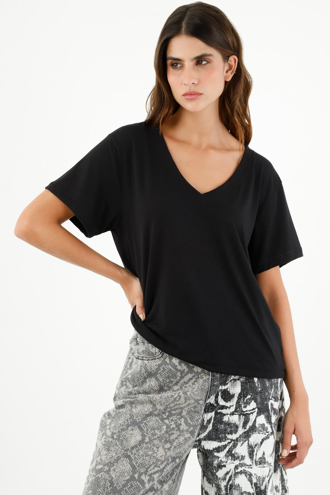 Women's Basic Black T-Shirt