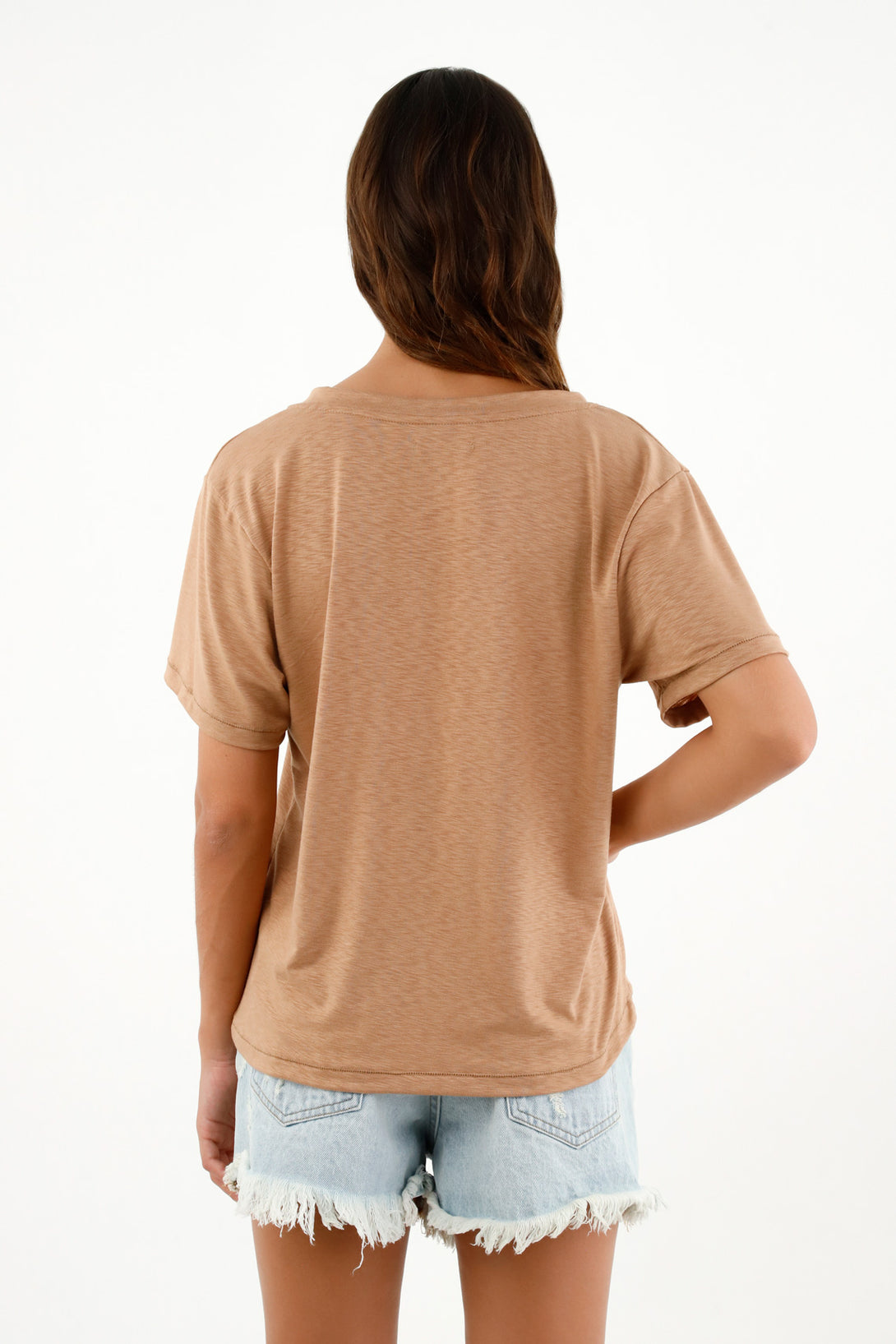 Women's Basic Brown T-Shirt