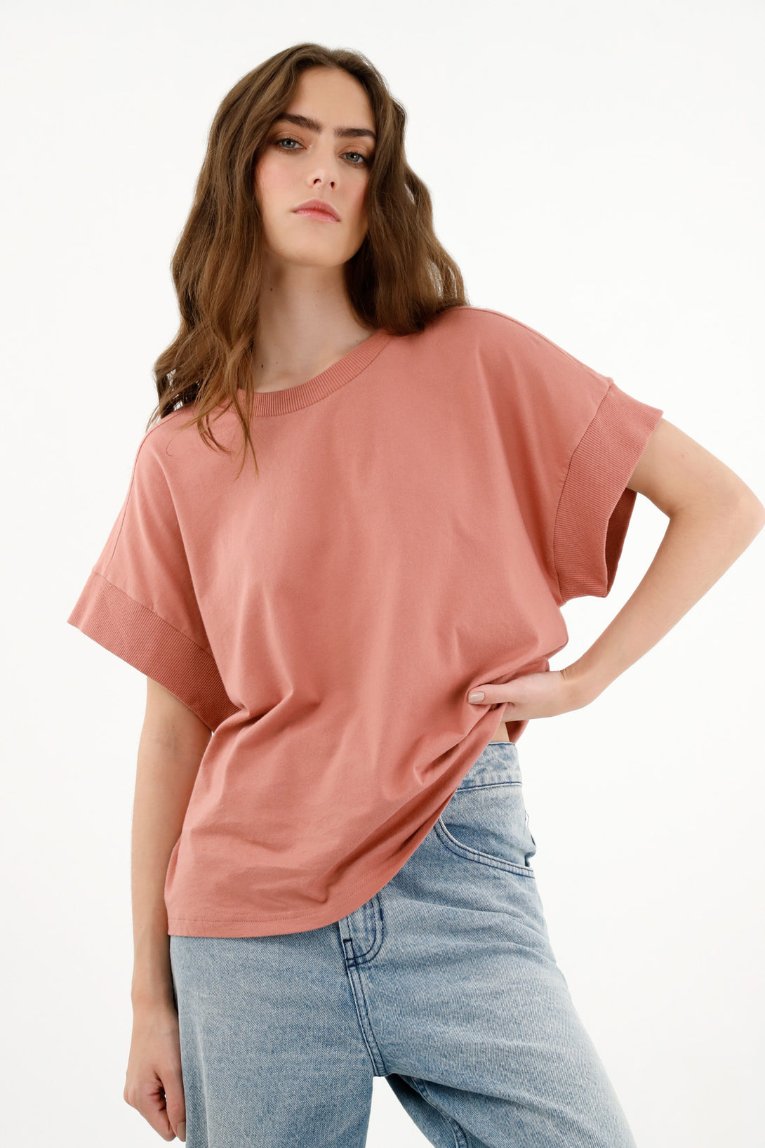 Women's Orange Short-Sleeve T-Shirt