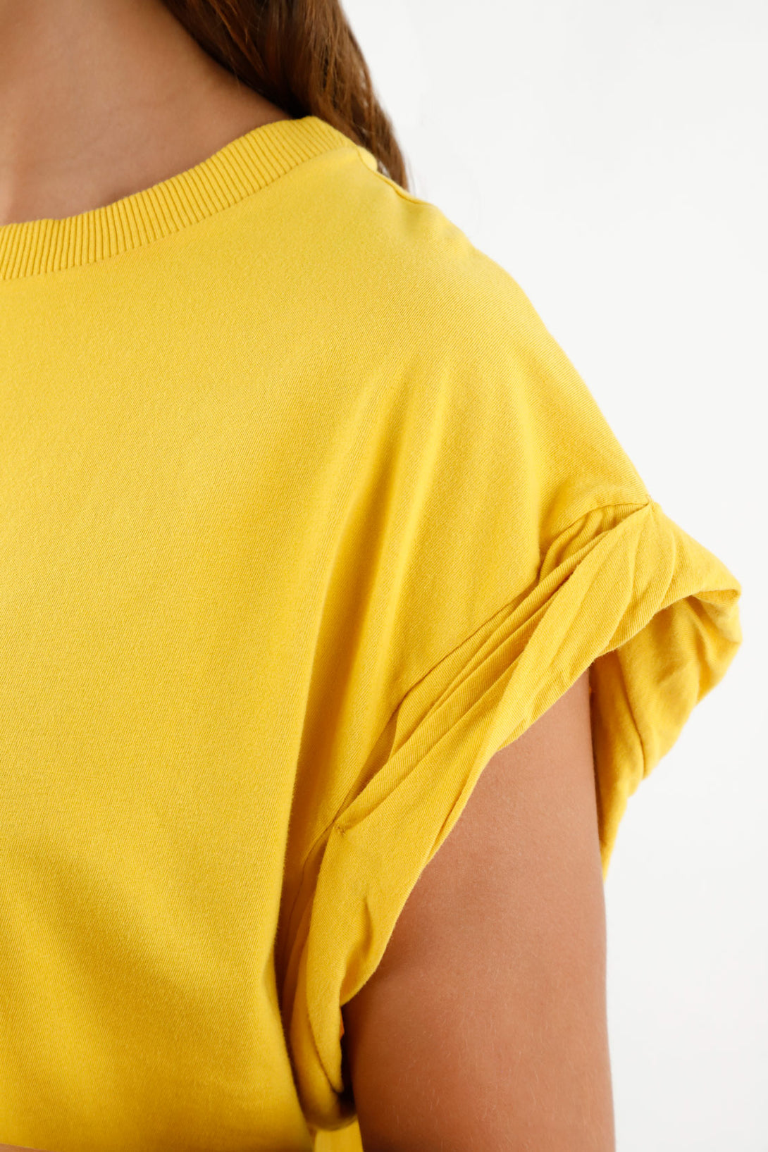 Women's Basic Yellow T-Shirt