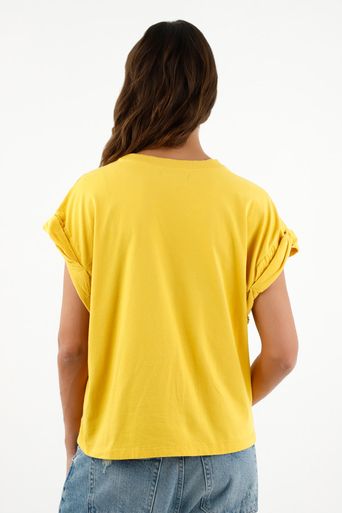 Women's Basic Yellow T-Shirt